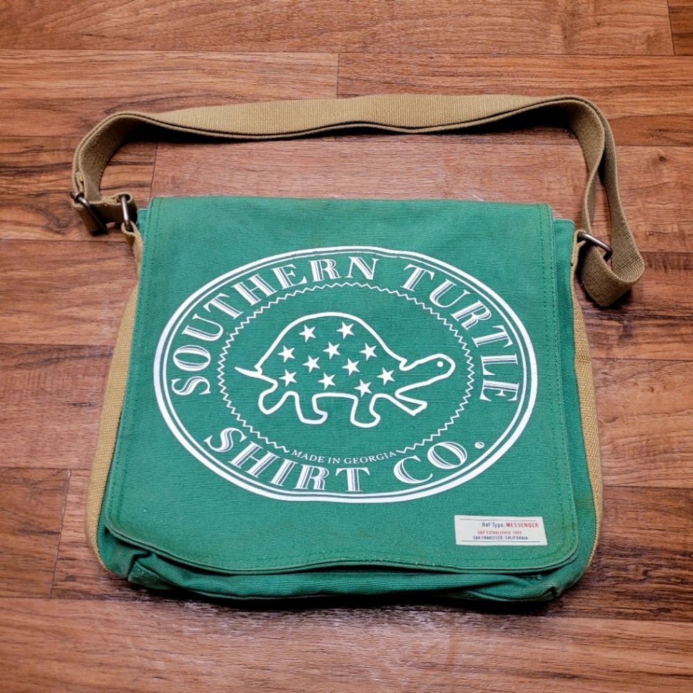 GAP Messenger Canvas Bag / Southern Turtle